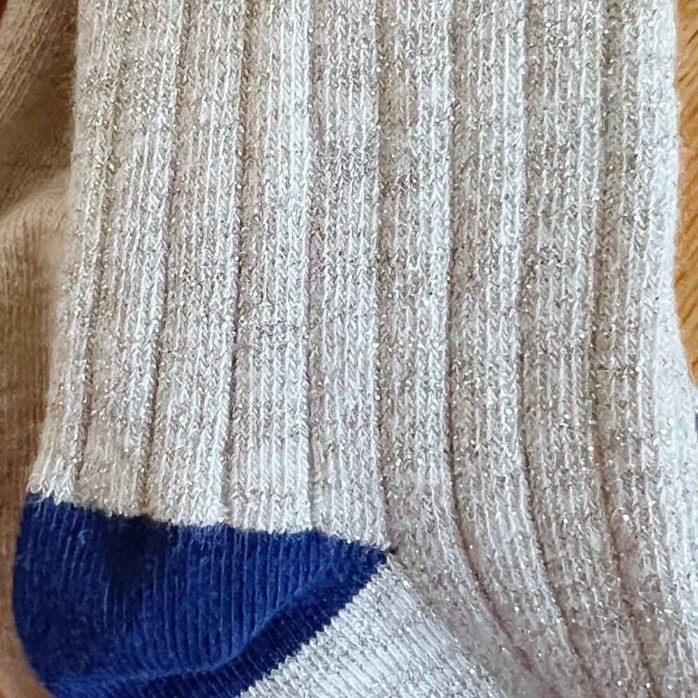 Mini Boden Gold Ribbed Tights - Picture 7 of 11